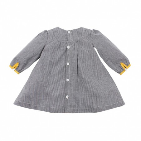 Bebe - Heidi Embroidered Long Sleeve Dress - Heidi Check