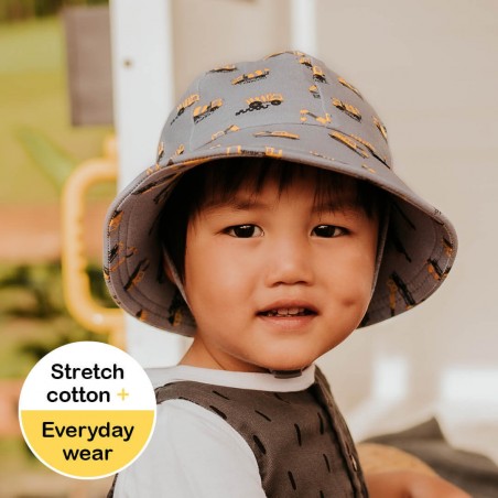 Bedhead Hats - Boys Toddler Bucket Hat Machinery Print