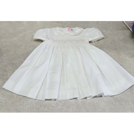 Meleze - Hand Smocked White...