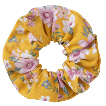 Designer Kidz - Millie Floral Scrunchie - Honey Gold