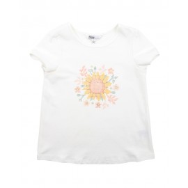 Bebe by Minihaha - Abby Sunflower Tee - Cloud