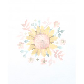 Bebe by Minihaha - Abby Sunflower Tee - Cloud