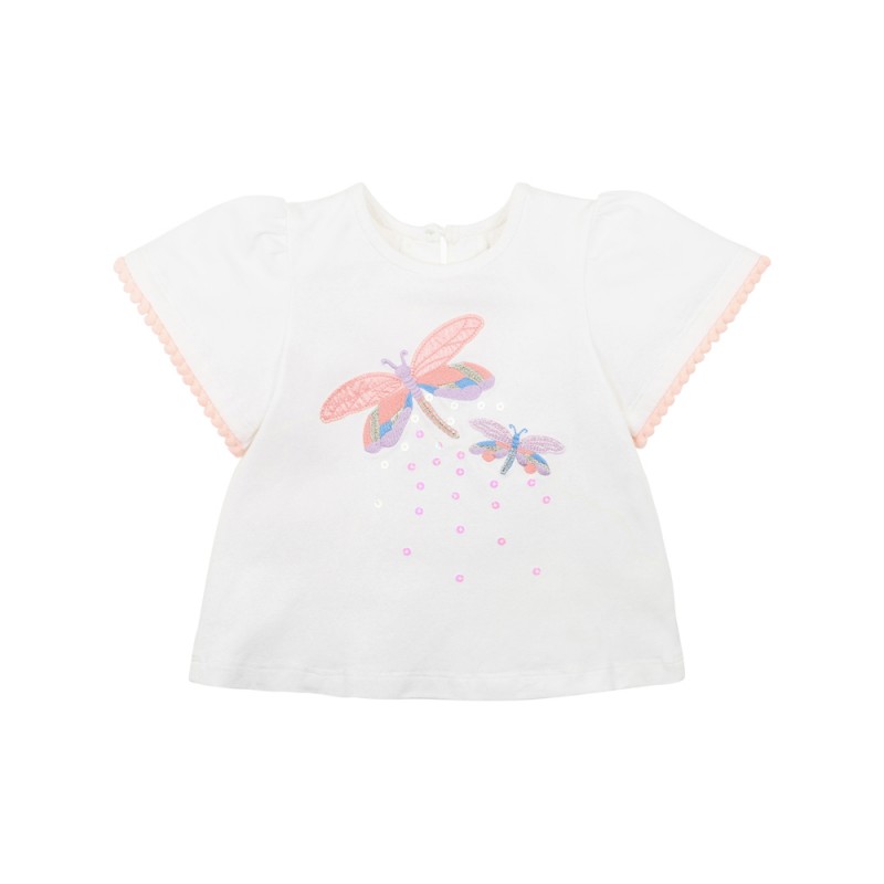 Fox & Finch - Palm Cove Dragonfly Tee - Cloud