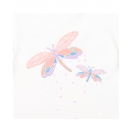 Fox & Finch - Palm Cove Dragonfly Tee - Cloud