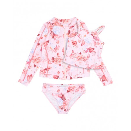 Minihaha Swimwear - Phoebe Print 3 Piece Swim Set