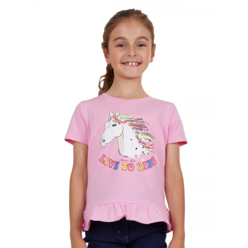 Thomas Cook Clothing - Girls Goldie Short Sleeve Tee - Pink