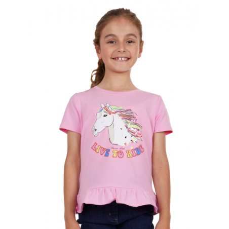 Thomas Cook Clothing - Girls Goldie Short Sleeve Tee - Pink