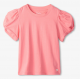 Hatley - Girls Sachet Pink Twisted Sleeve Tee