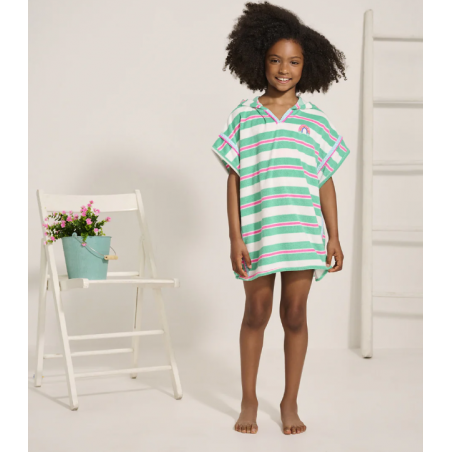 Hatley - Biscay Beach Hooded Coverup -Biscay Green