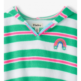 Hatley - Biscay Beach Hooded Coverup -Biscay Green