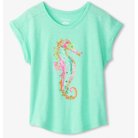 Hatley Australia - Painted Seashorse Relaxed Tee