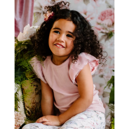 Fleur Harris - Heavenly Short Sleeve Top - Primrose