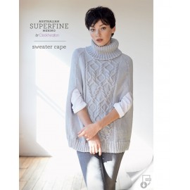 Australian Superfine Merino by Cleckheaton - Knitted Sweater Cape