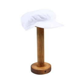 Bebe - Special Occasion Linen Blend Soft Cap - White
