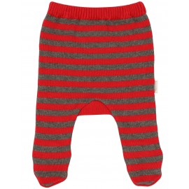 Korango - Mr Fox Striped Knit Legging - Red