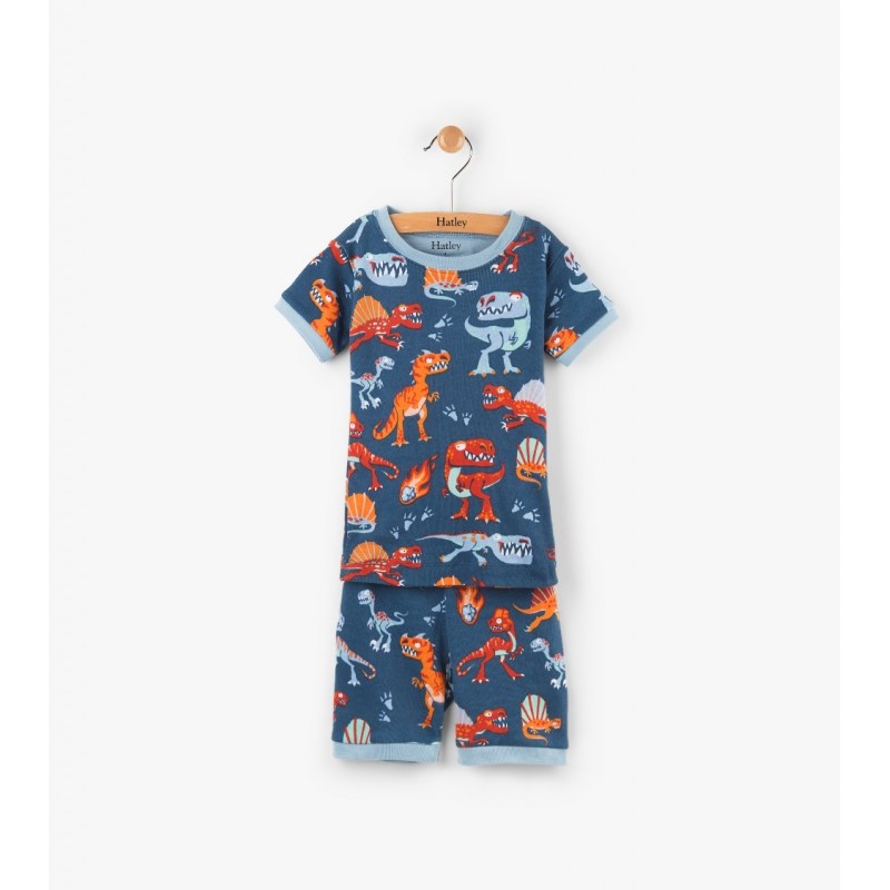 Hatley - Volcanoes & Dinos Short Pyjama Set