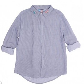 Tahlia - Savannah Stripe Shirt - Navy Stripe
