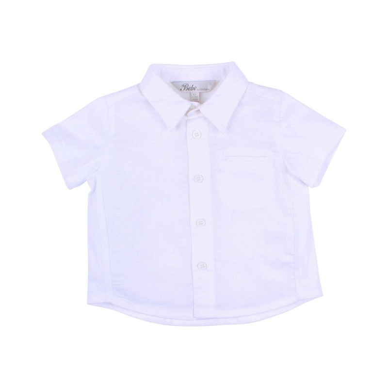 Bebe - Louis Knit Linen Shirt - White